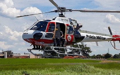 Crianças passam trote e mobilizam até helicóptero da PM