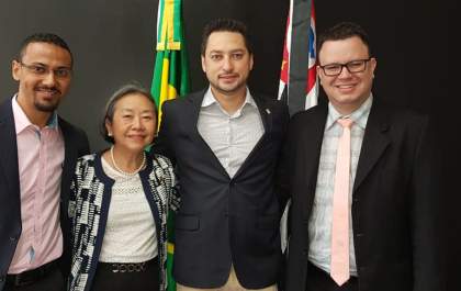 Tamiko faz pleitos importantes ao secretário Desenvolvimento Regional do Estado