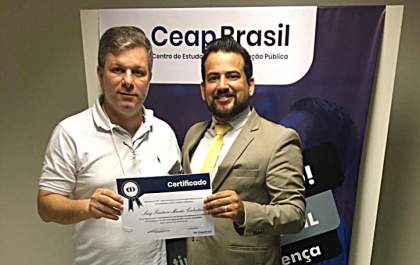 Guto Marão participa de curso de formação em Brasília