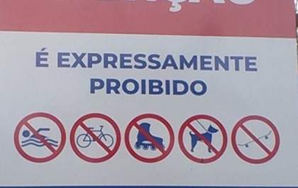 A pista de caminhada na Lagoa é para os humanos ou cachorros, skates e bicicletas?