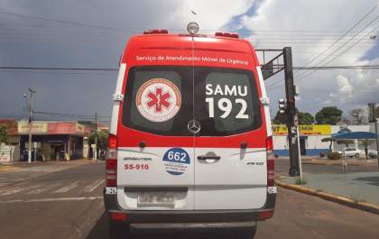 Homem perde a consciência em grave acidente com moto no Jardim Angélica