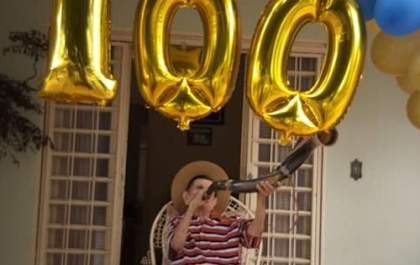 Seu Raimundo completa hoje (5) 100 anos e filha Rizauva Souza celebrou o centenário