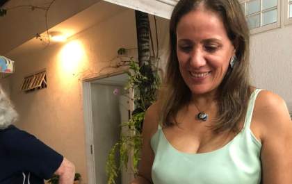 Festejando em família