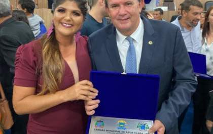 Deputado estadual Eduardo Rocha passa a ser cidadão água-clarense