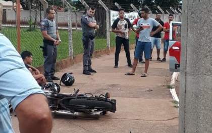 Adolescentes caem ao fugir da PM em Castilho