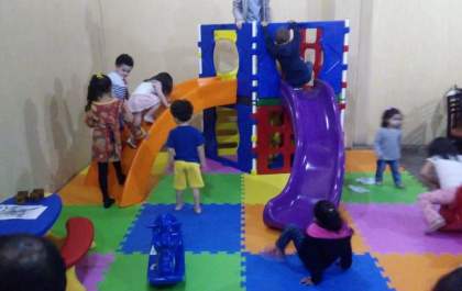 Espaço kids na Pizzaria da Mama faz a alegria da criançada e dos pais