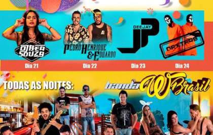 Nova Independência terá duas atrações em cada noite de festa
