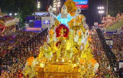 A escola Viradouro é a grande campeã do Carnaval carioca