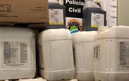 Galões de defensivos agrícolas são furtados de fazenda em Três Lagoas