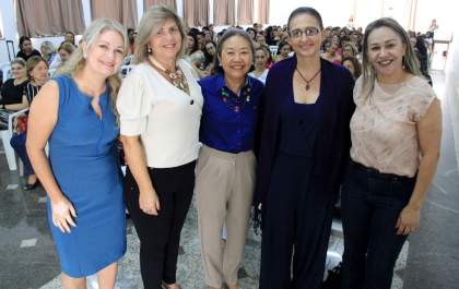 Tamiko prestigia encerramento da Semana de Planejamento Escolar