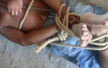 Autor de tentativa de homicídio é amarrado por moradores e entregue a polícia