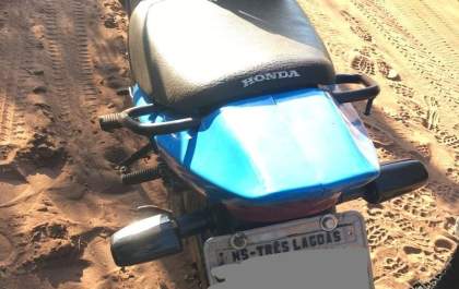 Jovem é preso com moto furtada após ação da PM na Cascalheira