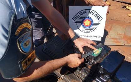 Motorista preso com 25 kilos de pasta base de cocaína em Castilho