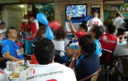 Barulho em dia de jogos do São Paulo em bar vira caso de polícia em TL