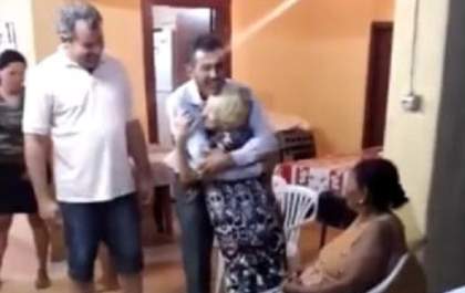 Mãe três-lagoense reencontra filho após 50 anos&nbsp;