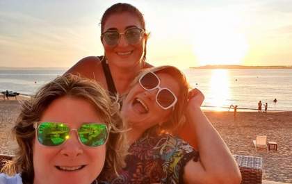 Festejando em Punta del Este