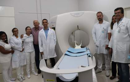 Irmandade Santa Casa de Andradina inicia atendimento em exame de tomografia com moderno aparelho