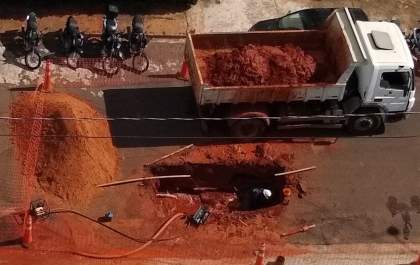 Manutenção deixa bairros da zona sul sem água