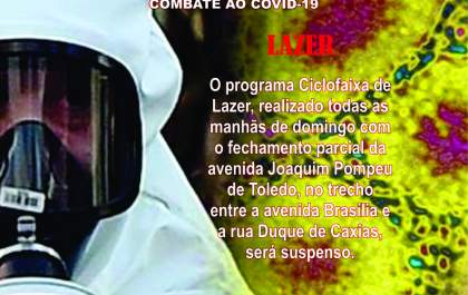 Araçatuba suspende até 5 de abril eventos públicos e privados