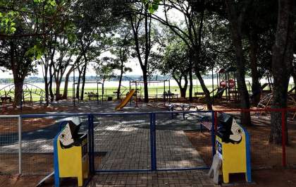 Parquinho e banheiros da Lagoa Maior são interditados