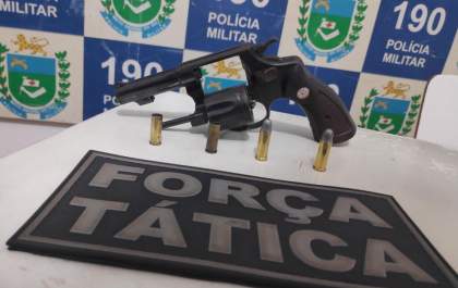 Homem é preso após efetuar disparos contra amigos da filha