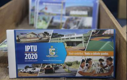 Governo de Andradina prorroga pagamento à vista e primeira parcela do IPTU para dia 09 de abril