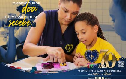 Nos 70 anos da LBV, campanha pela educação mobiliza a sociedade brasileira