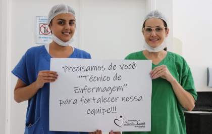 OSS Santa Casa de Andradina vai contratar 20 técnicos em enfermagem