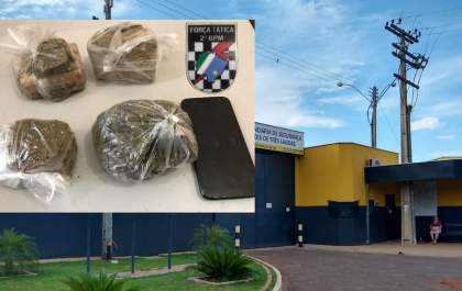 Jovem é preso tentando lançar droga para dentro do presídio em Três Lagoas