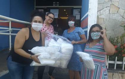 Secretaria de Saúde recebe doações de máscaras para prevenção do COVID-19