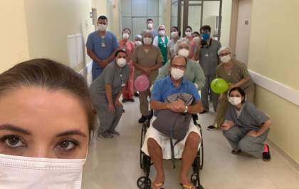 Promotor está curado e deixa hospital após tratamento de coronavírus