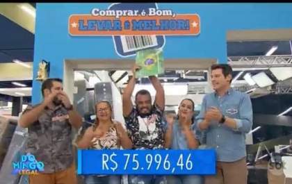 Casal três-lagoense participa do programa de Celso Portiolli no SBT