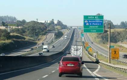 DER registra queda de 52% no movimento de veículos nas rodovias durante o feriado de Páscoa