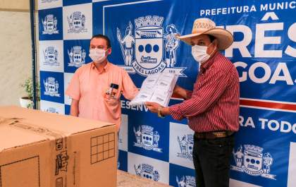 Empresa Kidy Calçados doa 5 mil máscaras para a saúde de Três Lagoas