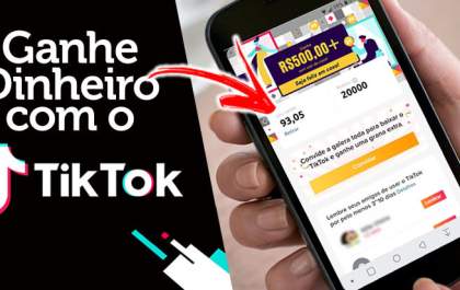 Use o código do Hojemais para se cadastrar no TikTok e concorra a prêmios em dinheiro