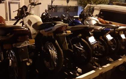 PM apreende 6 motos usadas em manobras de malabarismo em Birigui