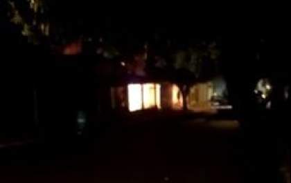Incêndio atinge base da polícia em Gastão Vidigal