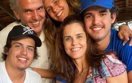 O lazer da família Rocha na fazenda