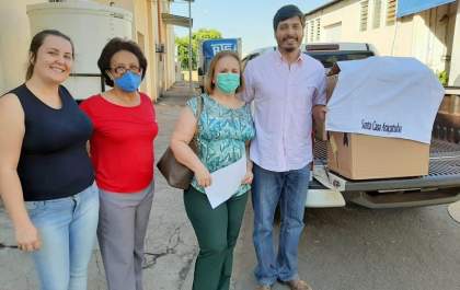 Santa Casa recebe doação de 500 toalhas de banho