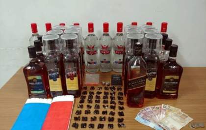 Dupla é presa por promover festa com bebidas e drogas em Araçatuba