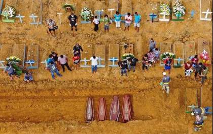 COVID-19: Manaus realiza 140 enterros em 24 horas
