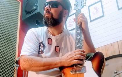 Artista de Araçatuba faz lançamento mundial de álbum produzido por lenda da música