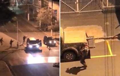 Bandidos usam cabo de aço para arrancar portão em assalto a banco em Ourinhos