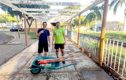 Projeto Impacto Verde inicia revitalização da primeira área pública em Andradina