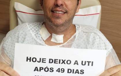 Após 49 dias na UTI e duas paradas cardíacas por covid-19, representante comercial recebe alta sob aplausos em MS