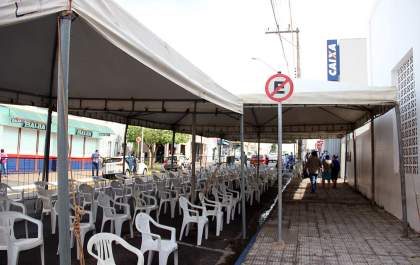 Governo de Andradina disponibiliza espaço humanizado para beneficiários do auxílio emergencial