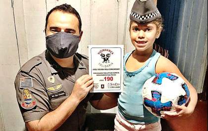 PM resgata criança raptada pelo vizinho
