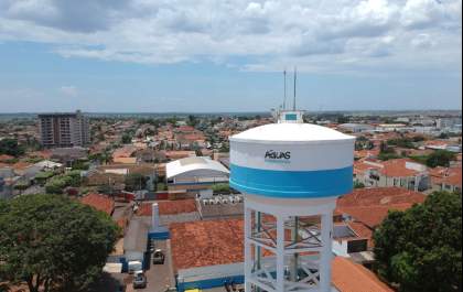 Águas Andradina setoriza rede de distribuição de água da área central