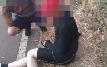 Ciclista é atropelado por moto em vicinal