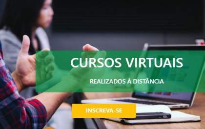 Termina dia 17 o prazo de inscrição para cursos virtuais de qualificação